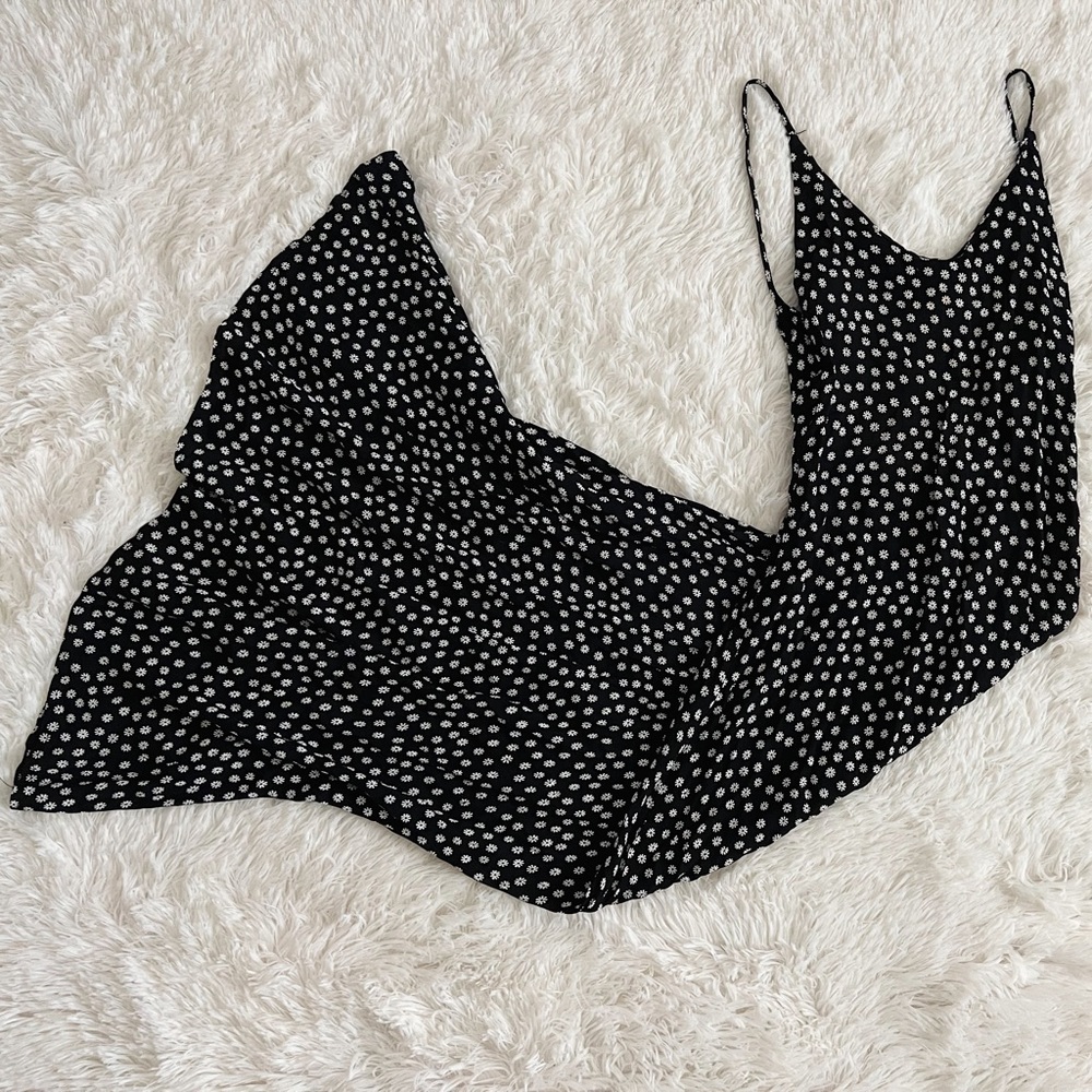 Brandy Melville Low Back Floral Maxi Dress